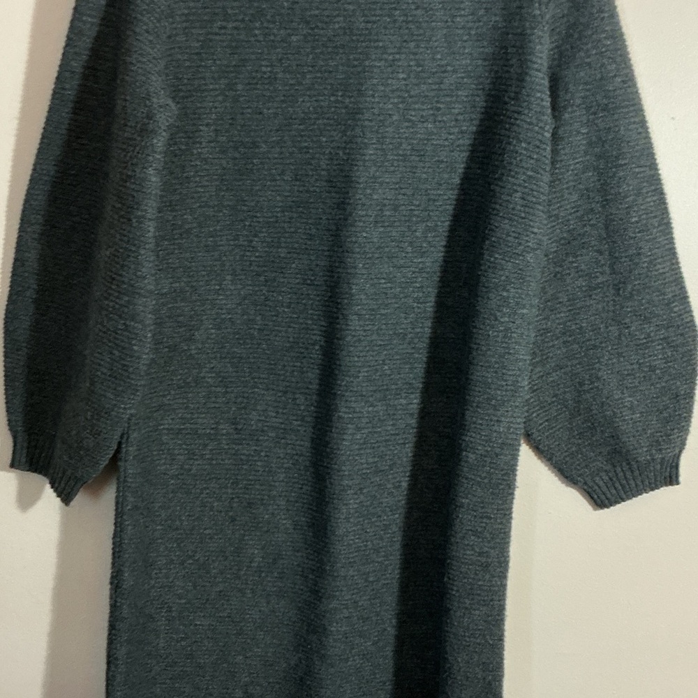 Prologue Gray Knit Sweater Dress - Picture 4 of 6